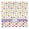 YouCustomizeIt Personalized Girl's Space & Geometric Print Washcloth