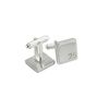 Square Cufflinks with ‘25’ Engraved - 25th Anniversary