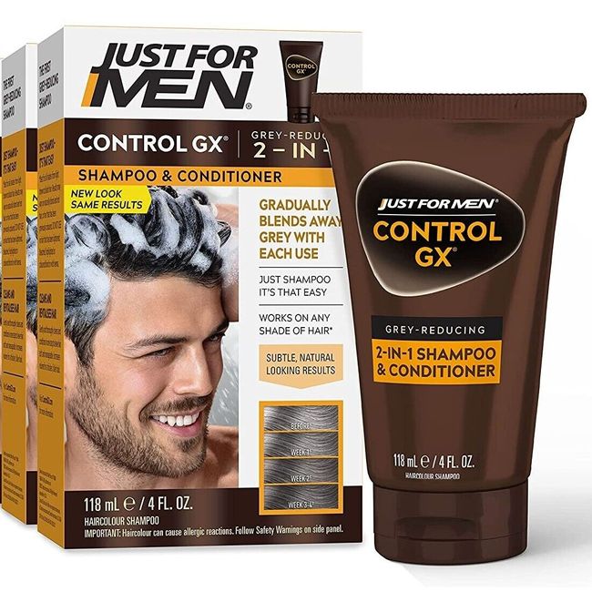 Just For Men CONTROL GX Grey Reducing 2in1 4oz ( 2 pack )