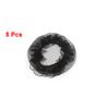 uxcell Hair Net, Hair Bundle, Bun Net, Ballet Bun Mesh, Nylon, Elastic Fabric, Black, Set of 5, Nylon
