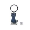 Miniblings Cat Key Ring Chain Kids Children Kitty Silver