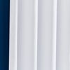 Lush Decor Block Border Shower Curtain, 72" x 72", White & Navy