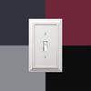 Amerelle Savannah Double Toggle Wood Wallplate in Distressed White