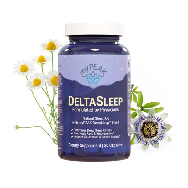 myPEAK DeltaSleep Natural Sleep Aid and Deep Sleep Cycle Optimizer
