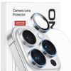 OMOTON Camera Protection for iPhone 16 Pro/Pro Max, Scratch-Resistant, Ultra Clear, 9H Hardness