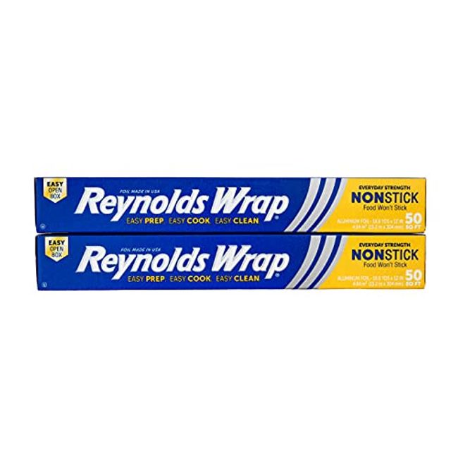 Reynolds Wrap Aluminum Foil, Everyday Strength, Nonstick, 50