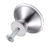 20Pcs Kitchen Door Knobs Cupboard Knobs Silver Cupboard Handles Chrome Knobs Cabinet Knobs Mushroom Drawer Knobs Round Pull Handles Cupboard Handles Door Handle Knobs for Furniture Wardrobes Bathroom