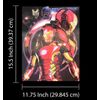 Marvel,Spider Man,Iron Man,captain America-3D Poster,3 images In One, 3D Effect