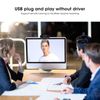 5MP 1080P HD Computer Camera, Autofocus Webcam Clear Image with Microphone, USB 2.0 Web Camera, Support XP, 7, vista, Android 4.0, OS X, Linux