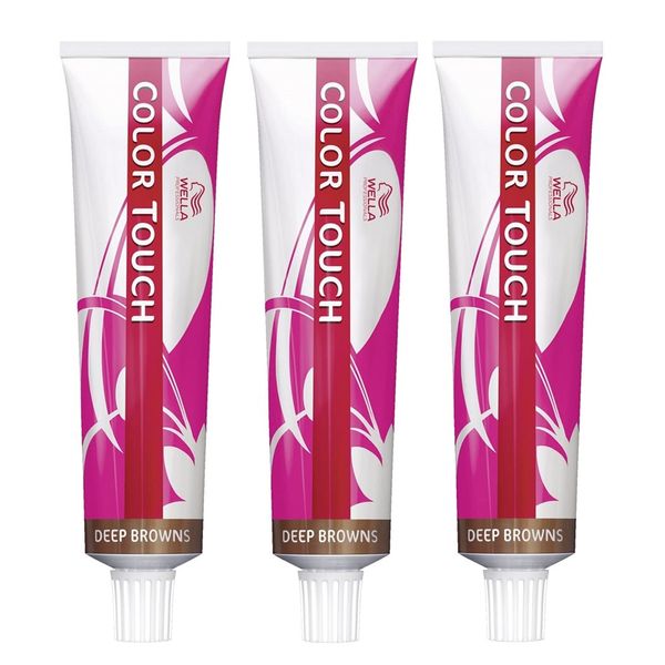 Wella Professionals Color Touch 5/3 Light Brown Gold 60 ml Pack of 3