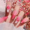 Nail Parts Sakura Hologram Cherry Blossom 3D Nail Deco Parts Sequins Nail Art Accessory Parts Gel Nails Resin Encapsulation Parts Nail Design Decorative Accessories