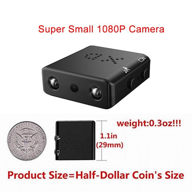 XD Micro Camera WiFi APP IP Cam 1080P Video Recorder Indoor Anti