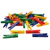Jean Products 40 x Sturdy Plastic Clothes Pegs, Pack of 40, Approx. 7 x 1 x 1.5 cm, Colourful Plastic Clothes Pegs