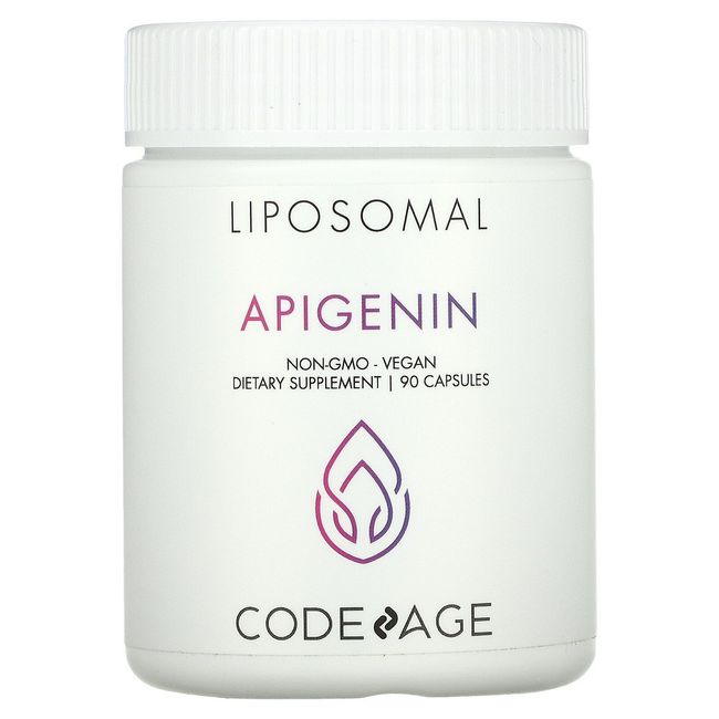 Liposomal, Apigenin, Non-GMO, Vegan, 90 Capsules