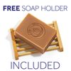Organic Face and Body Soap Bars for Dry, Normal and Sensitive Skin. Facial and Body Wash Treatment for Acne, Eczema, Psoriasis, Dark Spot and Rosacea for Women and Men, With Bamboo Holder (2)
