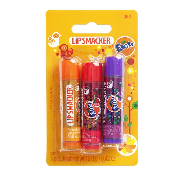 Lip Smacker Coca Cola Fanta Lip Balm Pack of 3