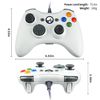 OSTENT Wired USB Controller Gamepad Joystick for Microsoft Xbox 360 Console Windows PC Laptop Computer Video Game Color White
