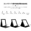 DUcare Tabletop Mirror Stand, Foldable, Adjustable Angle, Compact Storage, Medium