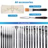 23 PCS Set Paintbrush, Professional Assorted Shape Soft Hair Bristle Art Brushes, All Purpose Artist Paint Brushes for Premium Adult Detail, Gouache, Acrylic, Oil Painting or Beginner