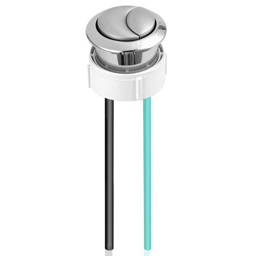 PIHIL 38mm Toilet Push Button Replacement, Dual Flushing Toilet Push Button Spare Parts, Compatible with Geberit & Kohler Part, Satin Chrome, Easy to install, 1Pack