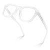 Oversized Square Blue Light Blocking Glasses Computer Clear Frame Eyewear