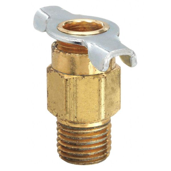 Drain Cock, Brass, MNPT, 3/8 In