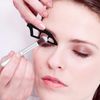 2pcs Eyeshadow Stencil, Reusable Eyeshadow Assistant Template with Brush Quick Convenient Makeup Aid Eye Shadow Make up Application Tool