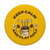 Golfer's Relaxation Keep Calm und Golfdesign PopSockets mit austauschbarem PopGrip