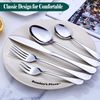 Teaspoons Set of 36, PionStar Stainless Steel Tea Spoons Set, 5.5 Inch (14cm), Dishwasher Safe, Coffee Spoons/Cake Spoons/Dessert Spoons/Latte Spoons for Home/Kitchen/Restaurant