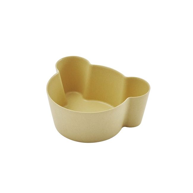 Tuck BIO KIDS DISH bowl bear M BIO Kids Dish Bowl Bear M Yellow JTN-2131-YL