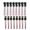 8 Kit Car Waterproof Electrical Wire Cable Automotive Connector 2Pin Way Plug