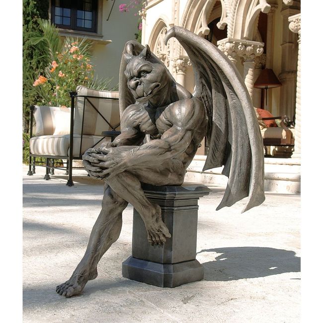 Design Toscano Socrates The Gargoyle Thinker Sculpture