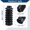 Hihaha Front Fork Guards Covers/for Motor Bike/Rubber / 1 Set Black