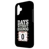 iPhone 16 0 Days Without Eggnog, Christmas Drinking Case