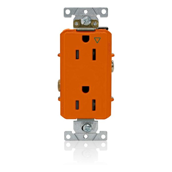 Leviton 16262-OIG OR DEC Plus DUPL REC 15A125V B/S Wired SG
