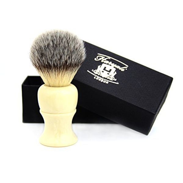 Badger Hair Shaving Brush in Ivory Colour Base for Perfect Shave.