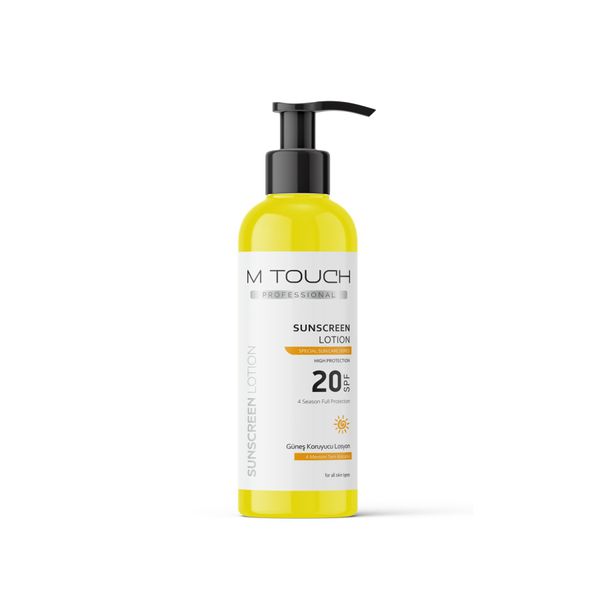 M TOUCH - 20 SPF GÜNEŞ KORUYUCU LOSYON - 200 ML - SUNSCREEN LOTION