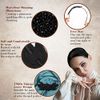 MWOOT 1920s Flapper Headbands for Women Roaring 20s Party Costumes, 4 Pieces 20s Hair Accessories, Women 20s Vintage Hair Hoop, 1920S Theme Hair Accessory Black White Silver Green
