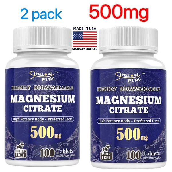 🔥🔥🔥 500mg Magnesium Citrate  🎅 2 Pack