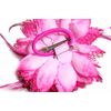 Caprilite Hot Fuchsia Pink Fascinator Corsage Flower Petals Feathers Handmade