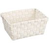 WENKO 20972100 Badkorb Salsa rechteck, weiß/beige