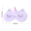 Frcolor Eye Mask, Light Blocking, Eye Patch, Lightweight, Sleep Goods, Cute, Unicorn Sleep Cover, Soft, No Pressure, Comfortable Sleep Goods, For Travel, Napping, Adults and Children, Set of 4