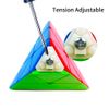 Roxenda Pyramid Speed Cube, 3x3x3 Qiming Pyramid Speed Cube Triangle Cube Puzzle Magic Cube (Stickerless)