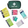 RELIANCE MEDICAL HSE 1 Person First Aid Kit in Small Green Pouch For Home Car Holiday And Workplace - Essentials For Everyday Situations