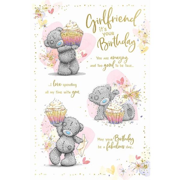 Me To You Bear Girlfriend Birthday Card
