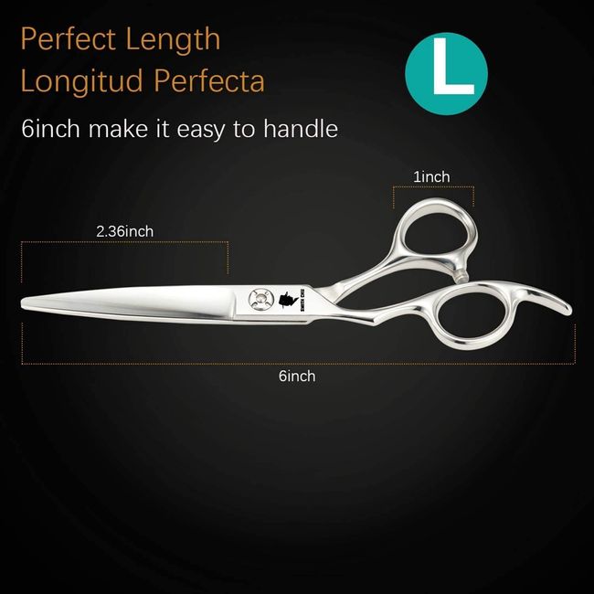 Razor Thinning Shears Left Hand / 6 inch