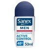 Sanex Dermo Men Active Control Anti-Perspirant Deodorant Roll-On, 50ml, Single Unit