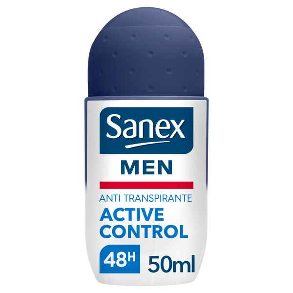 Sanex Dermo Men Active Control Anti-Perspirant Deodorant Roll-On, 50ml, Single Unit
