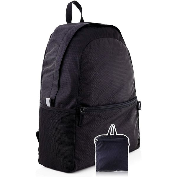 Foldable Super Compact Backpack Lightweight, Ideal Travel & Easy Storage