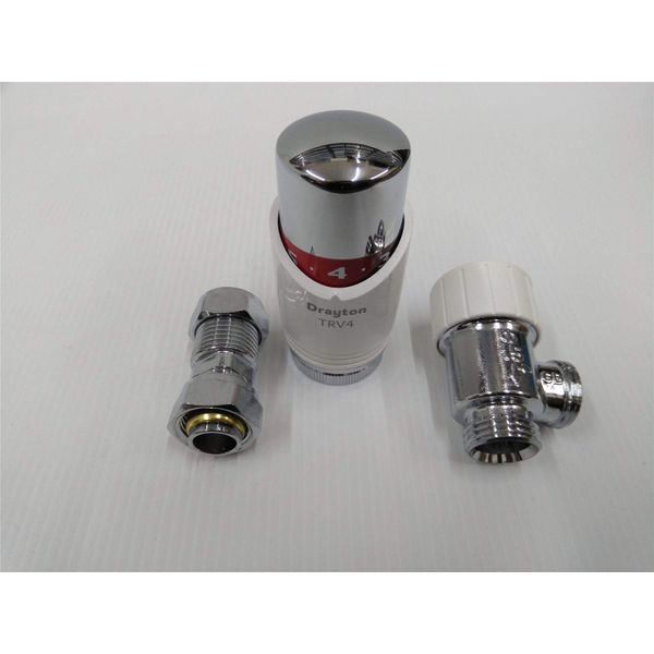 Drayton Thermostatic Valve TRV4 15mm Angled